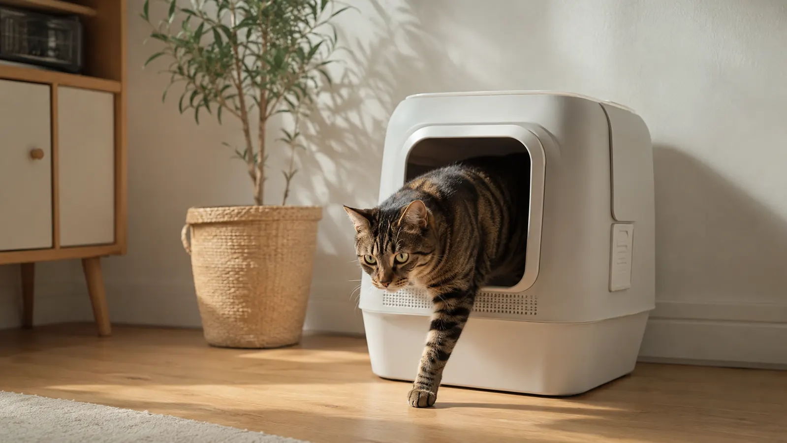 How an Enclosed Litter Box Ended Our Smelly Cat Problem