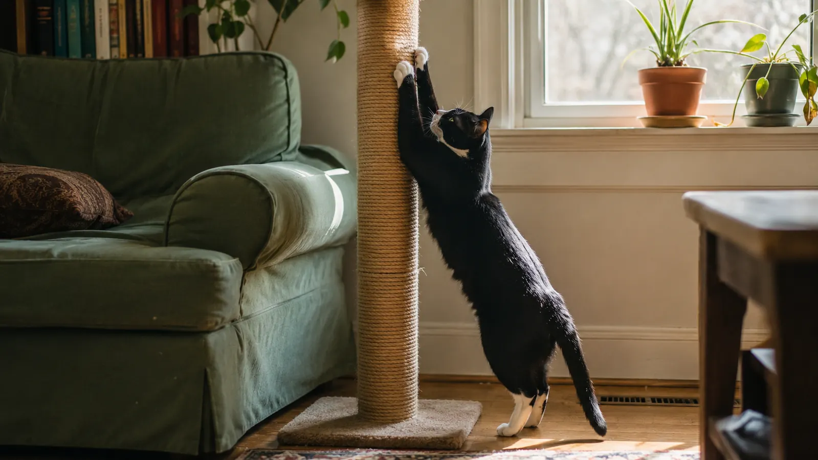How a Scratching Post Finally Saved Our Couch