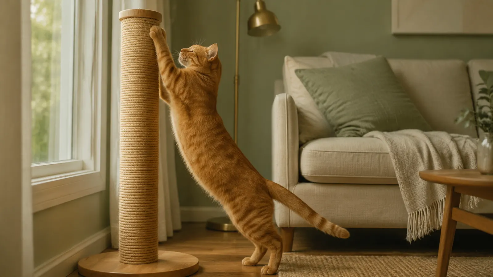 Cat Scratching Post Review: 6 Months of Daily Scratching on a Sturdy Sisal Post