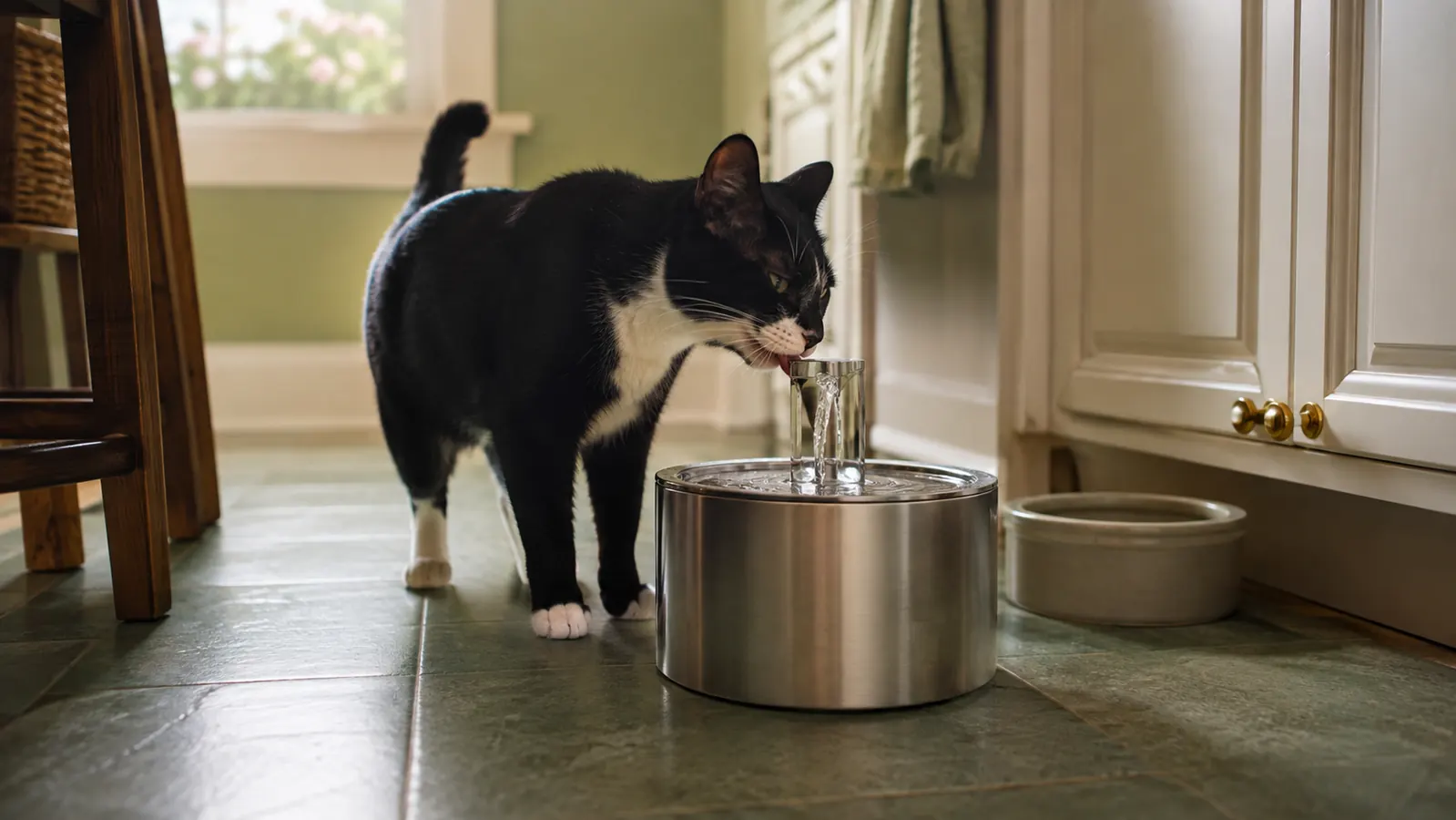 Cat Water Fountain vs a Regular Water Bowl: Which Gets Cats Drinking More